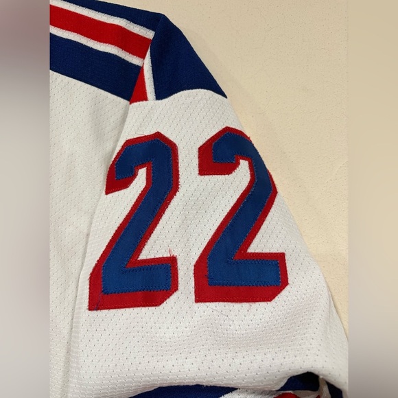1993 NY Rangers Stanley Cup Mike Gartner Jersey CCM Tag Crazy Patch Size Medium - Picture 4 of 10